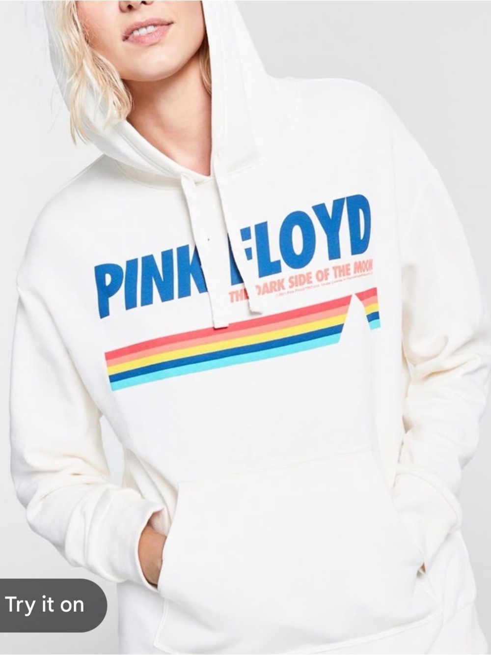 Junk Food Pink Floyd Dark Side Of The Moon Hoodie Large